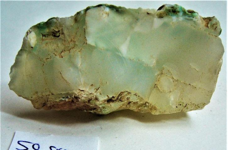 chrysopraas chrysophraas 50 gram chrysofraas edelsteen, Verzamelen, Mineralen en Fossielen, Mineraal, Ophalen of Verzenden