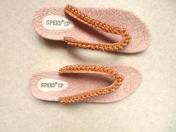SPEED UP nieuwe schoenen teenslippers oranje maat 39 beschikbaar voor biedingen