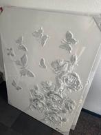 Canvas/schilderij. Wit. 3 stuks. NIEUW., Ophalen, Nieuw, Overige typen