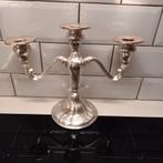 Verzilverde kandelaar, Antiek en Kunst, Antiek | Kandelaars, Ophalen of Verzenden, Zilver