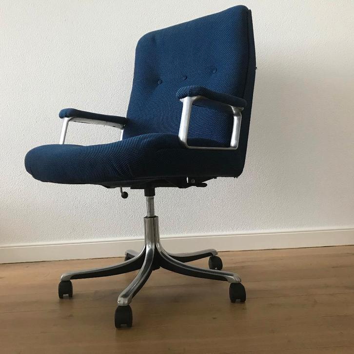 Tecno P128 office chair bureaustoel Osvaldo Borsani, Huis en Inrichting, Bureaustoelen, Gebruikt, Zwart, Ophalen of Verzenden