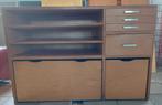 Vintage houten schoolkast, Huis en Inrichting, Kasten | Overige, Ophalen, Gebruikt