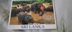 kaart met olifanten gestuurd vanuit Sri Lanka, Ophalen of Verzenden, 1980 tot heden, Gelopen, Buiten Europa
