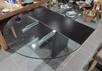 Glazen eettafel, Ophalen, Gebruikt, 2j.brabant@gmail.com, 50 tot 100 cm