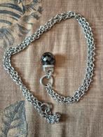 Ti Sento collier met hele mooie zwarte hanger, Sieraden, Tassen en Uiterlijk, Kettingen, Ophalen of Verzenden, Zo goed als nieuw