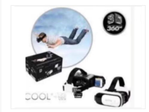 Cool Virtual Reality 3D Bril van 20 voor 9, Spelcomputers en Games, Virtual Reality, Zo goed als nieuw, Telefoon, Verzenden