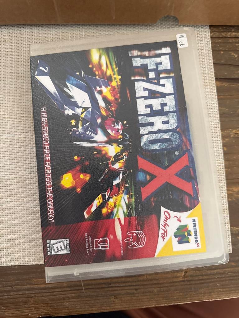 F-Zero X - Nintendo 64 Game, Gebruikt, 1 speler, Racen en Vliegen, Ophalen of Verzenden