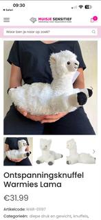 Warmteknuffel Lama - Nieuw, Kinderen en Baby's, Speelgoed | Knuffels en Pluche, Ophalen of Verzenden, Nieuw, Overige typen