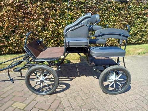 Te koop menwagen shetland/A pony, Dieren en Toebehoren, Rijtuigen en Koetsen, Zo goed als nieuw, Overige typen, Pony