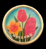 Holland bloembollen pin- rond, Verzenden, Nieuw, Dier of Natuur, Speldje of Pin