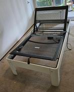 Witte Auping 100x200 seniorenhoogte elektr spiraal, Ophalen, Verstelbaar, 90 cm, Eenpersoons