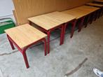 Partij Schilte Schoolmeubilair in één koop 50,00, Ophalen, Gebruikt, Tafel(s) en Stoel(en)