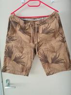 Marc O'polo korte broek. Creme halm motief. Maat L., Maat 52/54 (L), Verzenden, Beige, Zo goed als nieuw