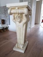 zuil console wandtafeltje plantentafel engeltjes Cherubijn, Ophalen, Gebruikt