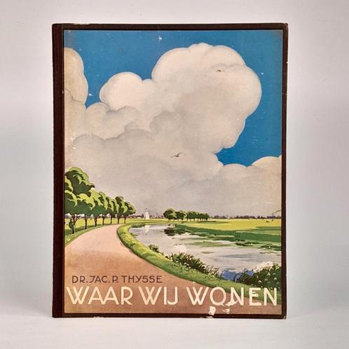 Verkade plaatjesalbum - Waar wij wonen - 1937 - compleet, Boeken, Prentenboeken en Plaatjesalbums, Gelezen, Ophalen of Verzenden