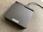 Nintendo GameBoy Advance SP AGS-001 zwart uit 2002, Spelcomputers en Games, Spelcomputers | Nintendo Game Boy, Ophalen of Verzenden