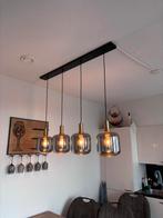 Moderne eettafellamp, Huis en Inrichting, Ophalen, Zo goed als nieuw, Glas, 75 cm of meer