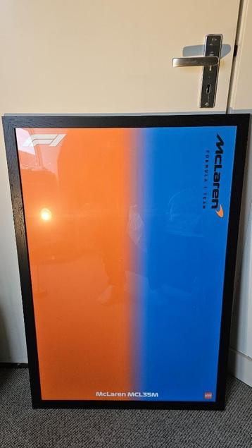 Poster McLaren F1 (90x60cm) in Zwarte Lijst (perfect Lego) beschikbaar voor biedingen