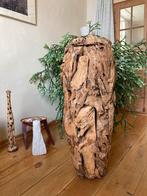 Houten sier object/planten sierpot, Huis en Inrichting, Woonaccessoires | Zuilen en Pilaren, Ophalen, Gebruikt