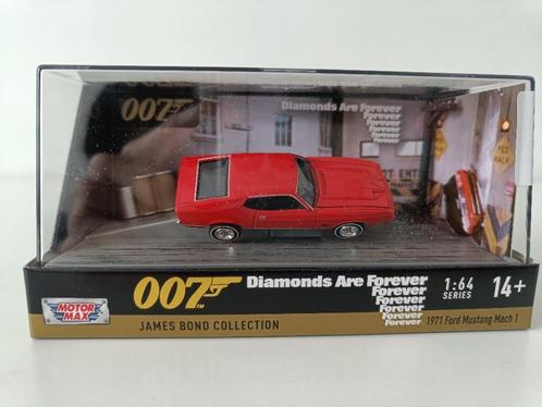 Motor Max 1:64 Ford Mustang Mach 1 - uit James Bond - NIEUW, Hobby en Vrije tijd, Modelauto's | Overige schalen, Nieuw, Auto, Ophalen of Verzenden