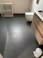 Donkergrijze keramische vloertegels, Doe-het-zelf en Verbouw, Ophalen, 40 tot 60 cm, Nieuw, Minder dan 5 m²