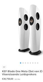 KEF Blade 1 META Artic Wit/Champagne, Zo goed als nieuw, 120 watt of meer, Front, Rear of Stereo speakers, Ophalen