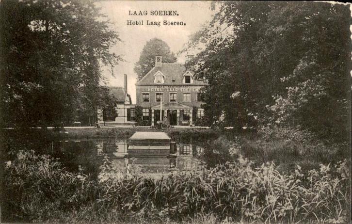 Laag Soeren- Hotel Laag Soeren, Verzamelen, Ansichtkaarten | Nederland, Gelopen, Gelderland, Voor 1920, Ophalen of Verzenden