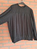 Mooi gedeeltelijk doorzichtig blouse van FSTVL. Maat XXL., Zwart, Maat 46/48 (XL) of groter, Ophalen of Verzenden, Zo goed als nieuw