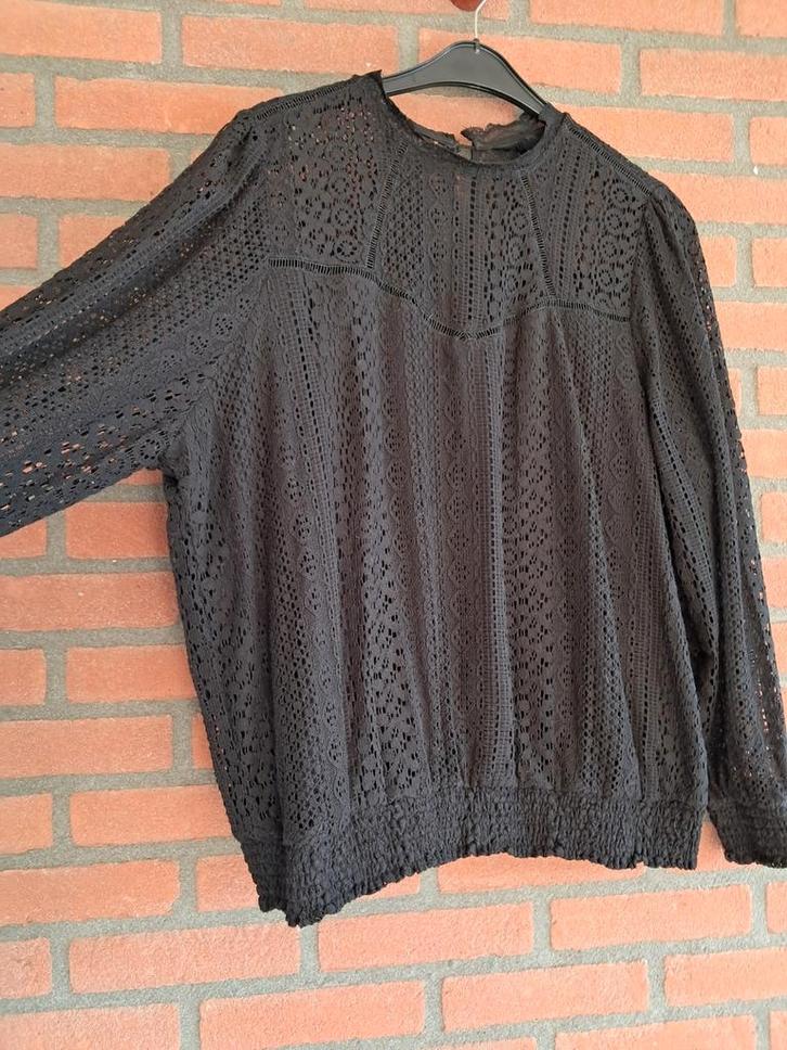 Mooi gedeeltelijk doorzichtig blouse van FSTVL. Maat XXL., Kleding | Dames, Tops, Zo goed als nieuw, Maat 46/48 (XL) of groter