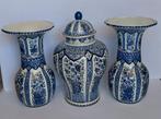 Delfts Blauw koppel vazen, Antiek en Kunst, Antiek | Vazen, Ophalen of Verzenden