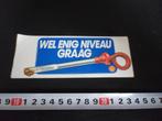 sticker strip olie peilstok shell wel enig niveau graag, Verzamelen, Ophalen, Zo goed als nieuw