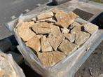 Flagstones Stapelstenen Bourgogne Natuursteen geel, Nieuw, Ophalen of Verzenden, Terrastegels, Natuursteen