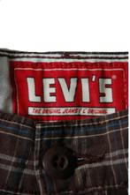 LEVI's, LEVI geruite short, broek, bermuda, bruin, Mt. S, Maat 46 (S) of kleiner, Bruin, Zo goed als nieuw, Levi's