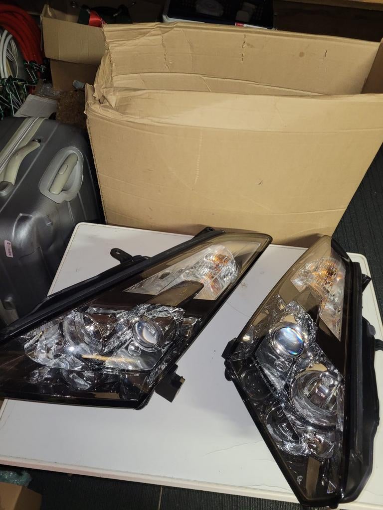 Nissan GTR R35 Koplampen Set Links + Rechts, Auto-onderdelen, Ophalen of Verzenden, Gebruikt, Nissan