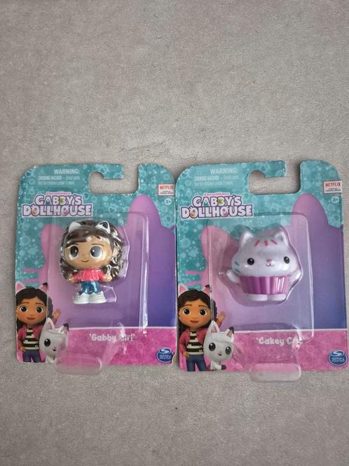 Gabby's Dollhouse Figuren - Cakey Cat & Gabby Girl, Kinderen en Baby's, Speelgoed | Actiefiguren, Nieuw, Ophalen of Verzenden