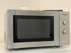 Siemens RVS magnetron vrijstaand 900W, Ophalen, Gebruikt, Magnetron, Draaiplateau