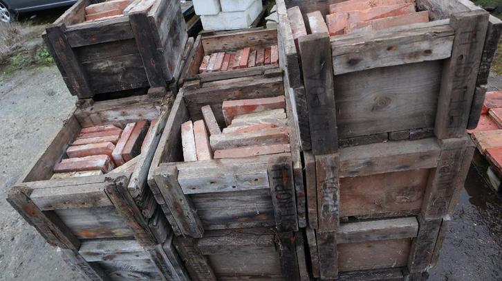 Antieke Terracotta Plavuizen / Oude Estriken - Handgevormd, Doe-het-zelf en Verbouw, Tegels, Gebruikt, Vloertegels, Hardsteen