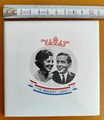 Gedenktegel huwelijk Beatrix en Claus - 1966, Ophalen of Verzenden, Zo goed als nieuw, Nederland, Overige typen