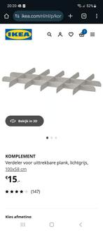 Komplement verdeler PAX kast 100x58cm IKEA, Huis en Inrichting, Ophalen, Zo goed als nieuw, 50 tot 75 cm