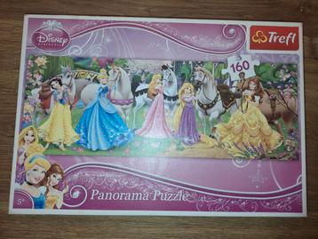 Disney Princess Panorama puzzel 160 stukjes beschikbaar voor biedingen