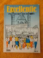 EXCELLENTIE Politiek met een knipoog deel 2 (jfb-1€), Eén stripboek, Ophalen of Verzenden, Gelezen