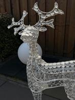 Kerstverlichting hert + doos, Diversen, Kerst, Ophalen, Gebruikt