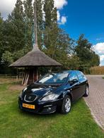 Seat Leon 1.6 75KW 2010 Zwart, Auto's, Voorwielaandrijving, Stof, Zwart, 4 cilinders