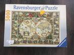 Puzzel 5000 stukjes Ravensburger Antieke Landkaart wereld, Hobby en Vrije tijd, Denksport en Puzzels, Ophalen of Verzenden