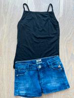 Set denim short met top indian Blue Jeans mt 116 NIEUW!, Meisje, Nieuw, Ophalen of Verzenden, Setje