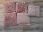 5 kussens, Huis en Inrichting, Woonaccessoires | Kussens, Ophalen of Verzenden, Zo goed als nieuw, Roze