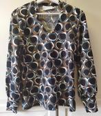 Blouse Travelstof Helena Hart Maat S, Kleding | Dames, Zwart, Zo goed als nieuw, Maat 36 (S), Helena Hart
