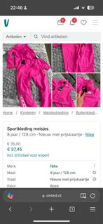 Nike sportpak meisjes - Maat 128, Ophalen of Verzenden, Nieuw, Meisje, Setje