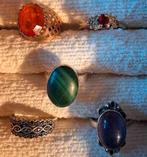 Diverse Ringen Collectie lot / lotje ringen, Sieraden, Tassen en Uiterlijk, 19 tot 20, Ophalen of Verzenden, Dame, Zilver