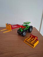 Britains Deutz met voorlader, Hobby en Vrije tijd, Modelauto's | 1:32, Ophalen of Verzenden, Gebruikt, Tractor of Landbouw, Britains